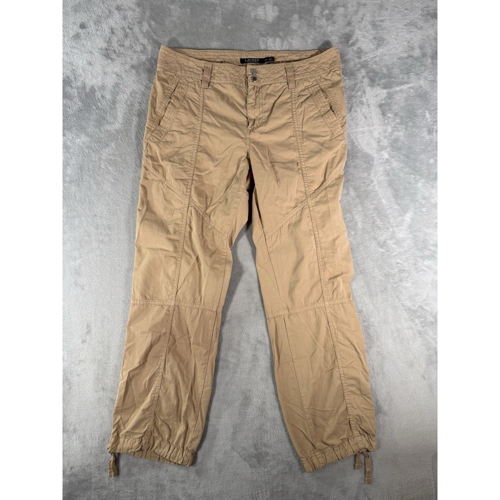 Lauren Ralph Lauren Pants Womens 10 Petite Tan Chino